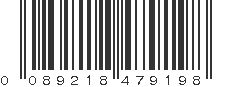 UPC 089218479198