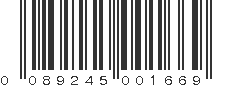 UPC 089245001669