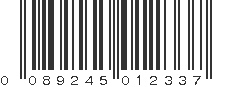 UPC 089245012337