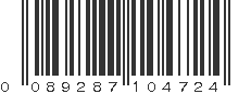 UPC 089287104724