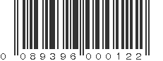 UPC 089396000122