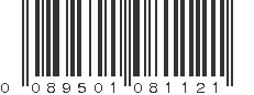 UPC 089501081121