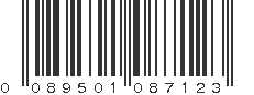 UPC 089501087123