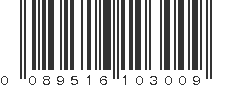 UPC 089516103009