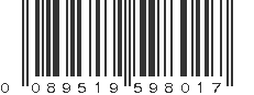 UPC 089519598017