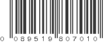 UPC 089519807010