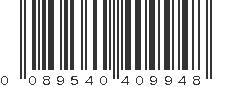 UPC 089540409948