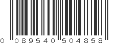 UPC 089540504858