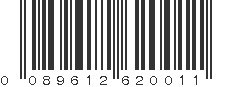 UPC 089612620011