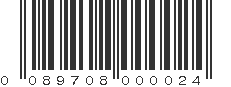 UPC 089708000024