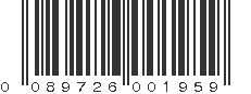 UPC 089726001959