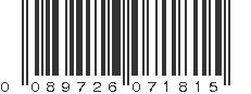 UPC 089726071815