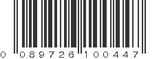 UPC 089726100447