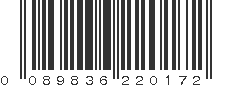 UPC 089836220172