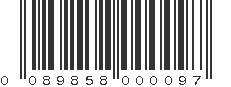 UPC 089858000097