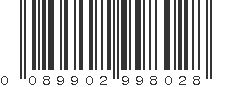 UPC 089902998028