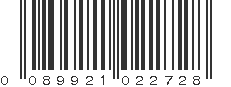 UPC 089921022728