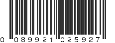 UPC 089921025927