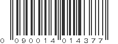 UPC 090014014377