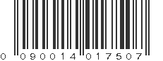 UPC 090014017507