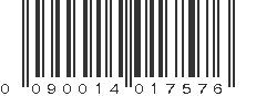 UPC 090014017576