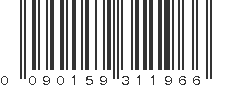 UPC 090159311966