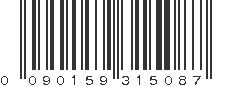 UPC 090159315087