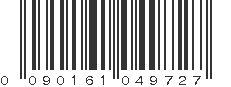 UPC 090161049727