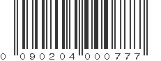 UPC 090204000777