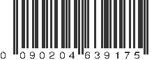 UPC 090204639175