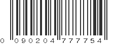 UPC 090204777754