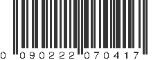 UPC 090222070417