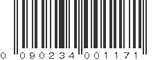 UPC 090234001171