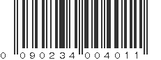 UPC 090234004011