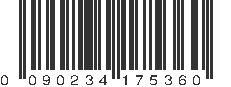 UPC 090234175360