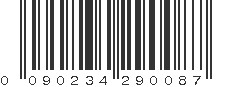 UPC 090234290087