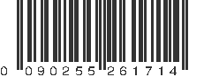 UPC 090255261714
