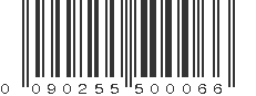 UPC 090255500066