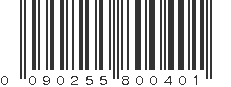 UPC 090255800401