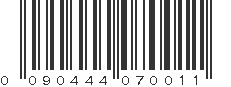 UPC 090444070011