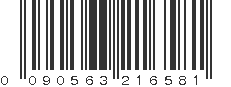 UPC 090563216581
