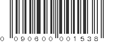 UPC 090600001538