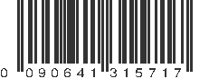 UPC 090641315717