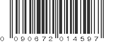 UPC 090672014597