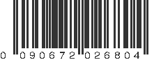 UPC 090672026804