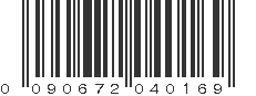 UPC 090672040169