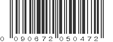 UPC 090672050472