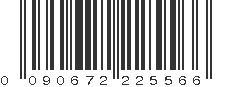 UPC 090672225566
