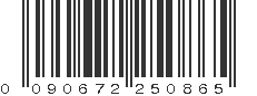 UPC 090672250865
