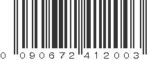 UPC 090672412003